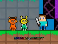 image Sprunki vs MCCraft